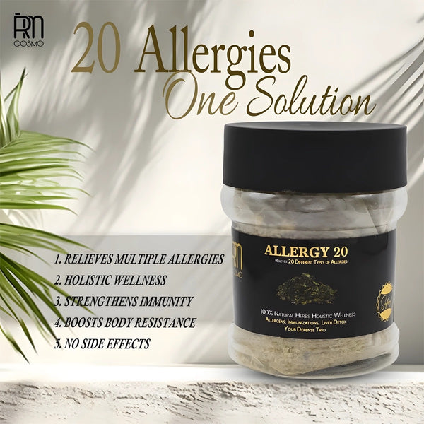 Safoof Allergy 20 by RMCosmo – 100% Natural Herbal Remedy for Allergy Relief