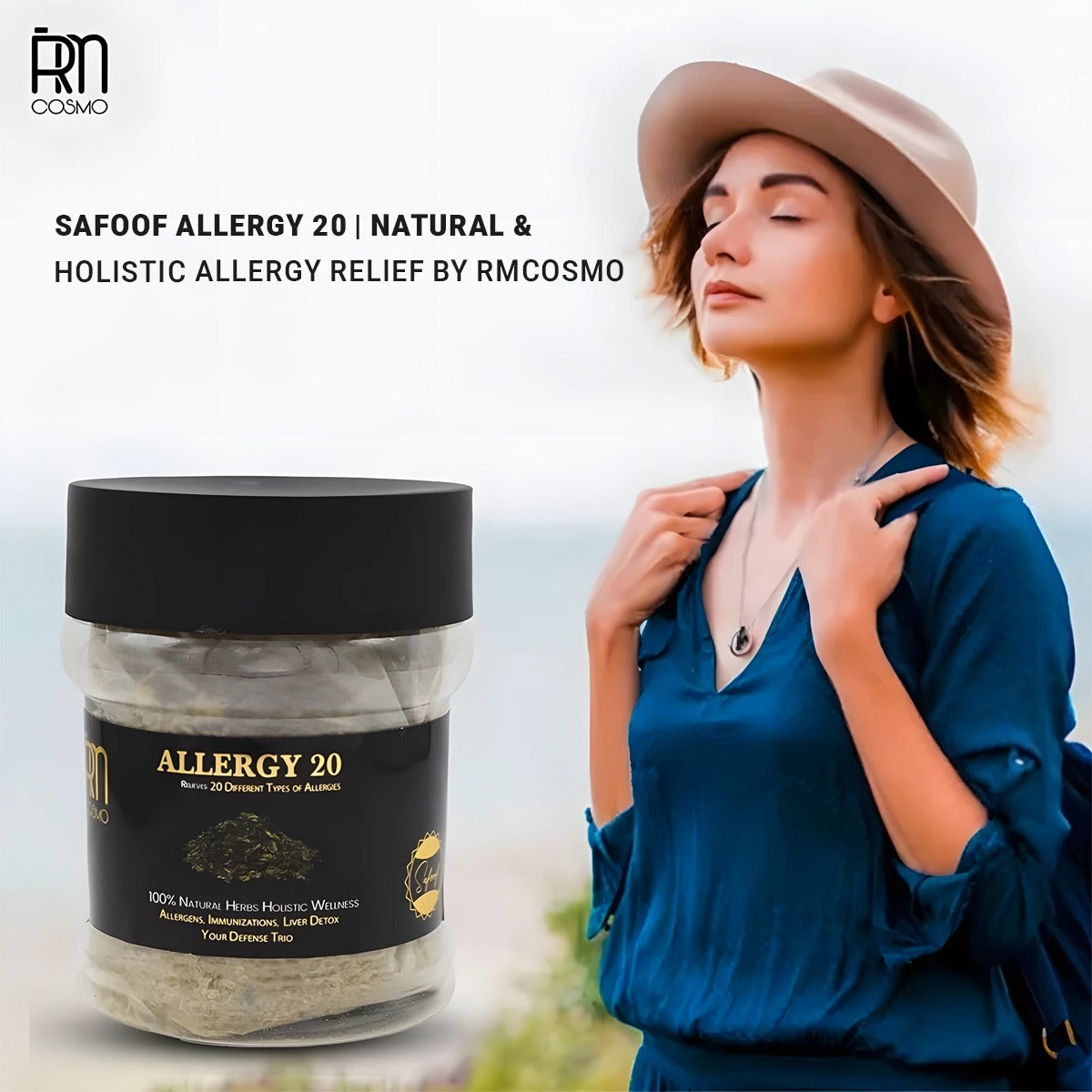 Safoof Allergy 20 by RMCosmo – 100% Natural Herbal Remedy for Allergy Relief