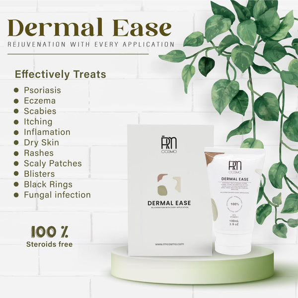Dermal Ease: Comprehensive Skin Treatment for Healing Psoriasis, Eczema, Rashes & Skin Irritations